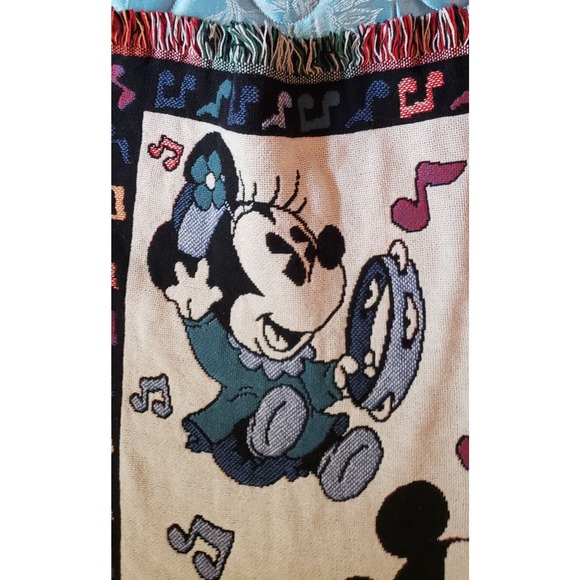 NWOT Baby Mickey & Co - Blanket Throw - Baby Disney characters with instruments! - Picture 8 of 11
